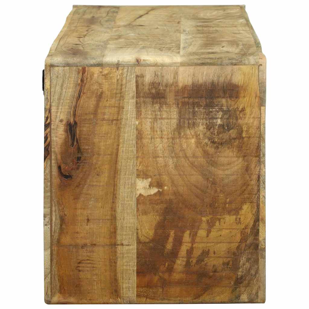 Meuble TV Marron 100 x 32 x 36 cm Bois de manguier massif XIOS