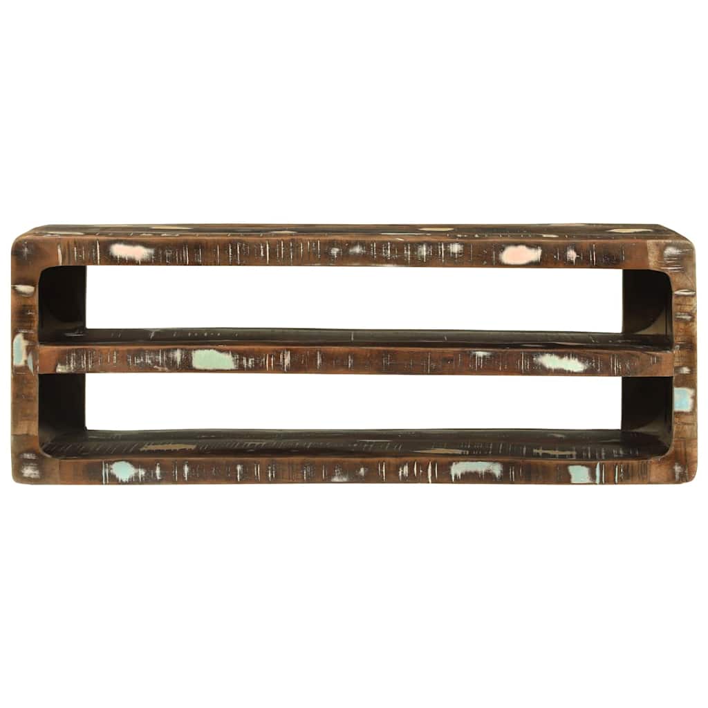 Meuble TV 100 x 32 x 36 cm Bois massif de récupération XIOS