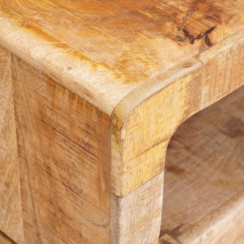 Tables d'appoint Marron 40 x 40 x 49 cm bois de manguier massif - XIOS