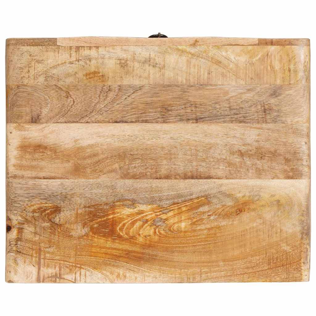 Tables d'appoint Marron 40 x 32 x 46 cm bois de manguier massif - XIOS