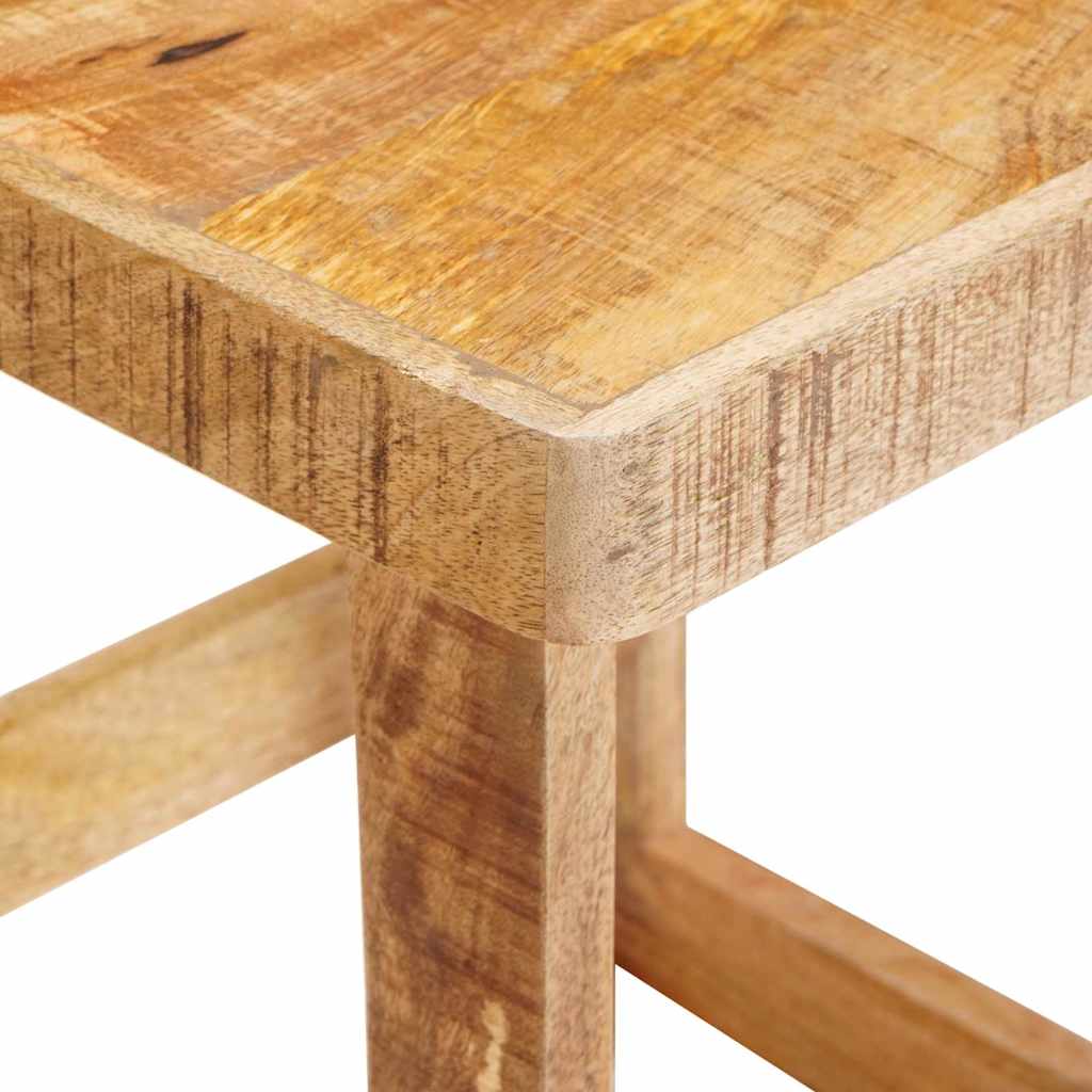 Tables d'appoint 2 pcs Marron bois de manguier massif - XIOS