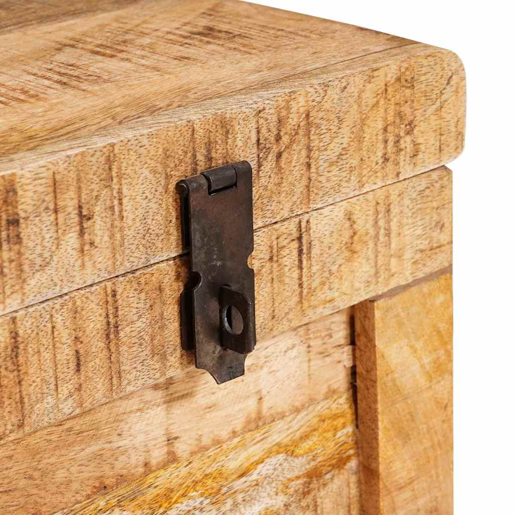 Boîte de Rangement avec stockage Marron bois de manguier massif - XIOS