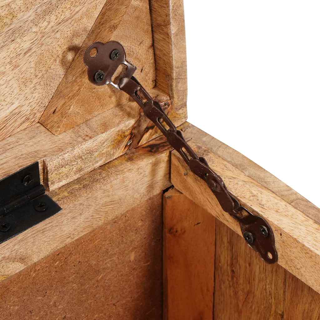 Boîte de Rangement avec stockage Marron bois de manguier massif - XIOS