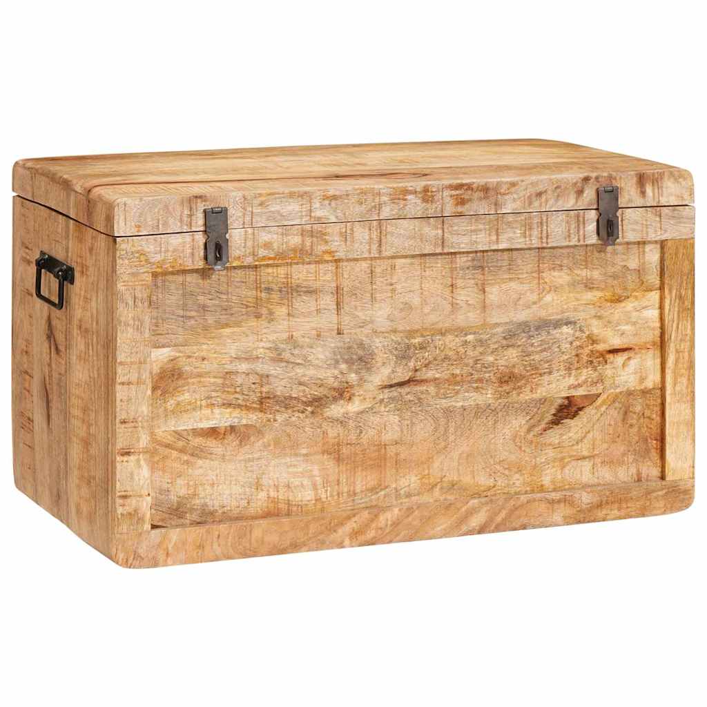 Boîte de Rangement avec stockage Marron bois de manguier massif - XIOS