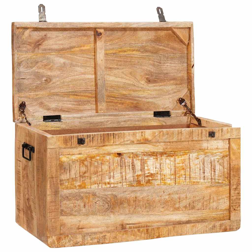 Boîte de Rangement avec stockage Marron bois de manguier massif - XIOS