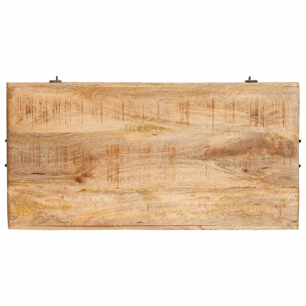 Boîte de Rangement avec stockage Marron bois de manguier massif - XIOS