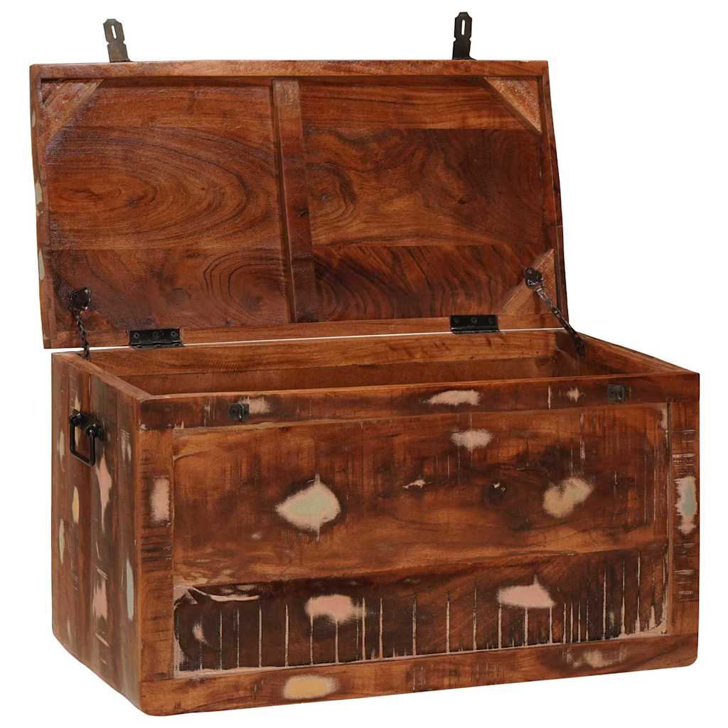 Boîte de Rangement Multicolore bois de récupération massif - XIOS