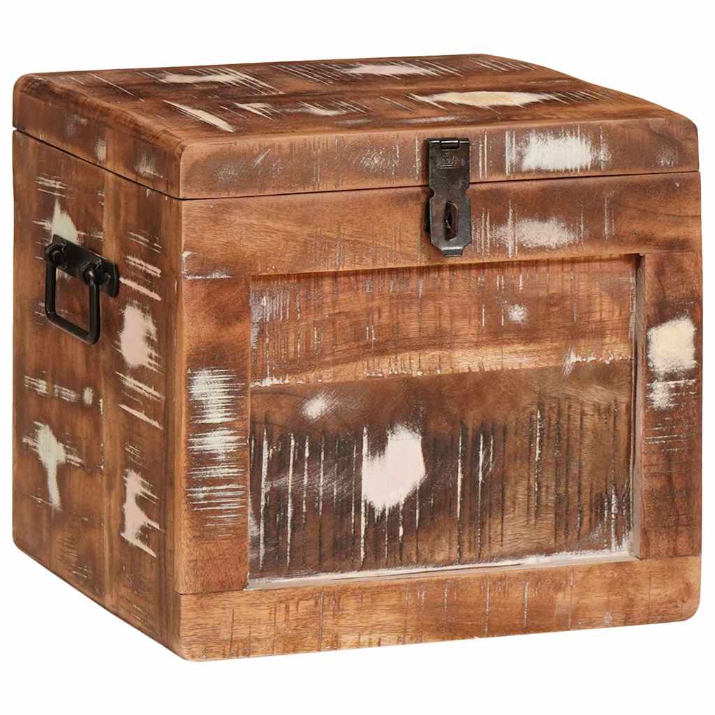 Boîte de Rangement avec stockage Marron Bois de mangue massif - XIOS