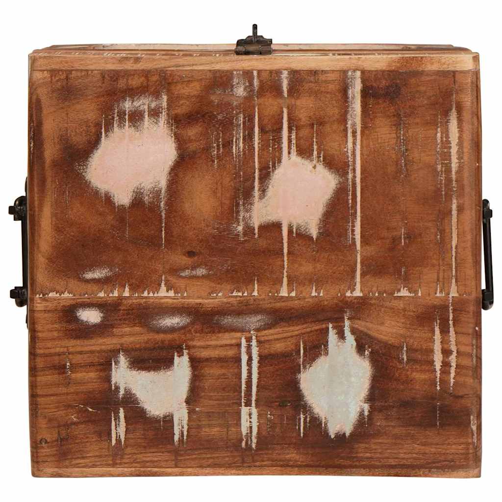 Boîte de Rangement avec stockage Marron Bois de mangue massif - XIOS