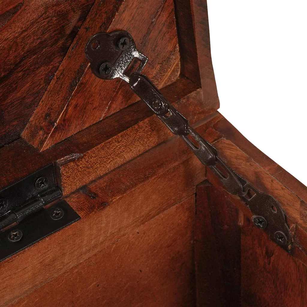 Boîte de Rangement 70 x 35 x 40 cm bois de récupération massif - XIOS