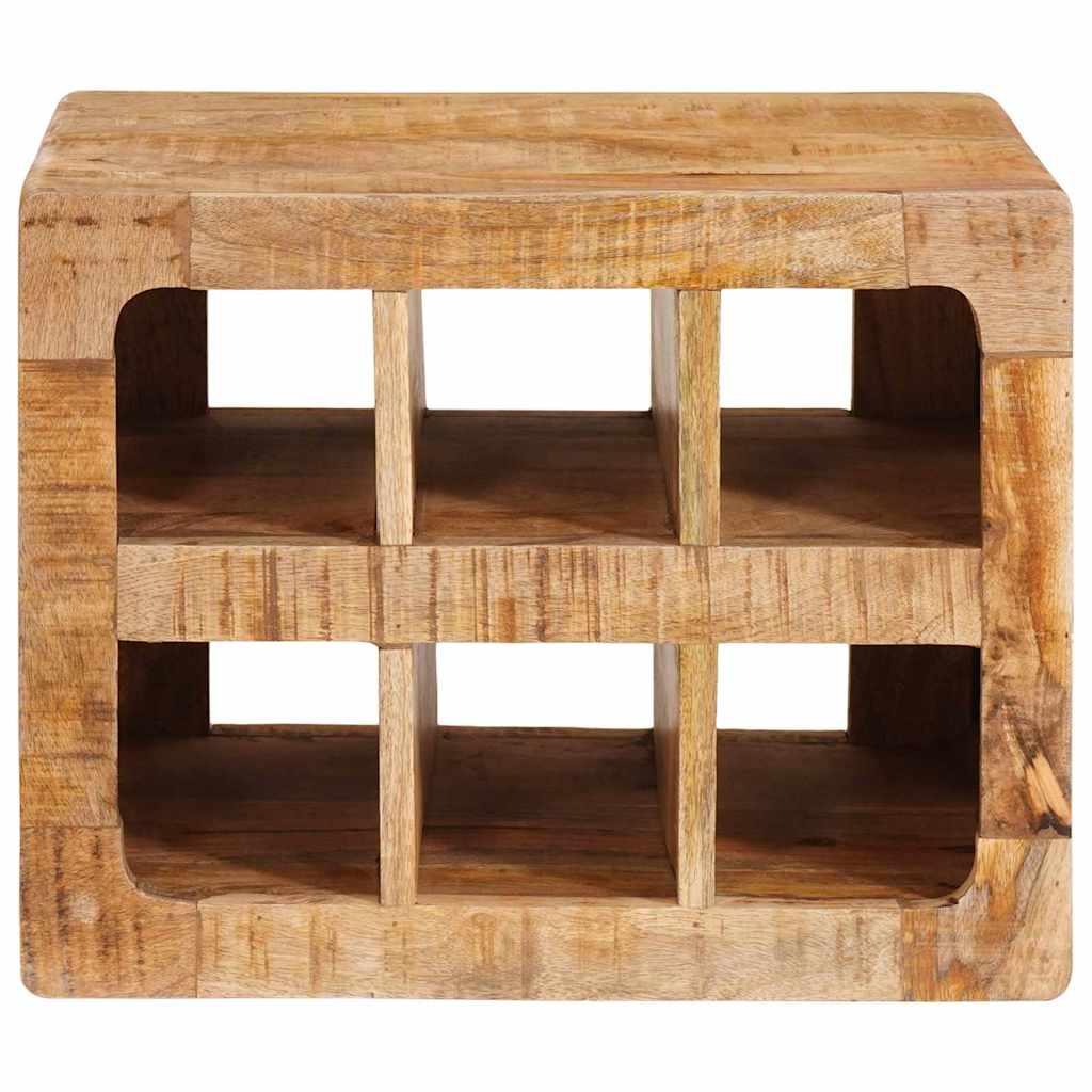 Étagère à vin Marron 44 x 30 x 35 cm bois de manguier massif - XIOS
