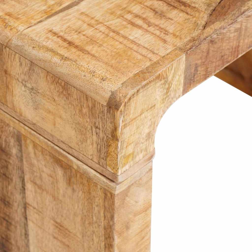 Table d'appoint Marron 60 x 35 x 45 cm bois de manguier massif - XIOS