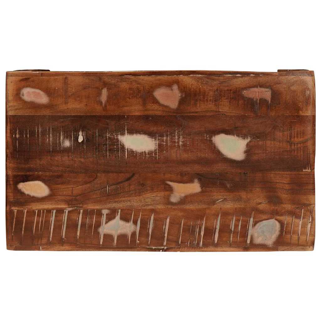 Table d'appoint 60 x 35 x 45 cm bois de récupération massif - XIOS