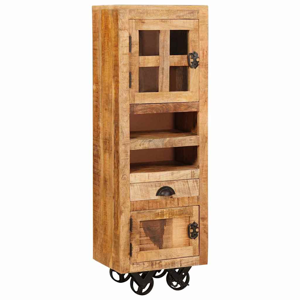 Haut Armoire Marron 40 x 30 x 120,5 cm bois de manguier massif