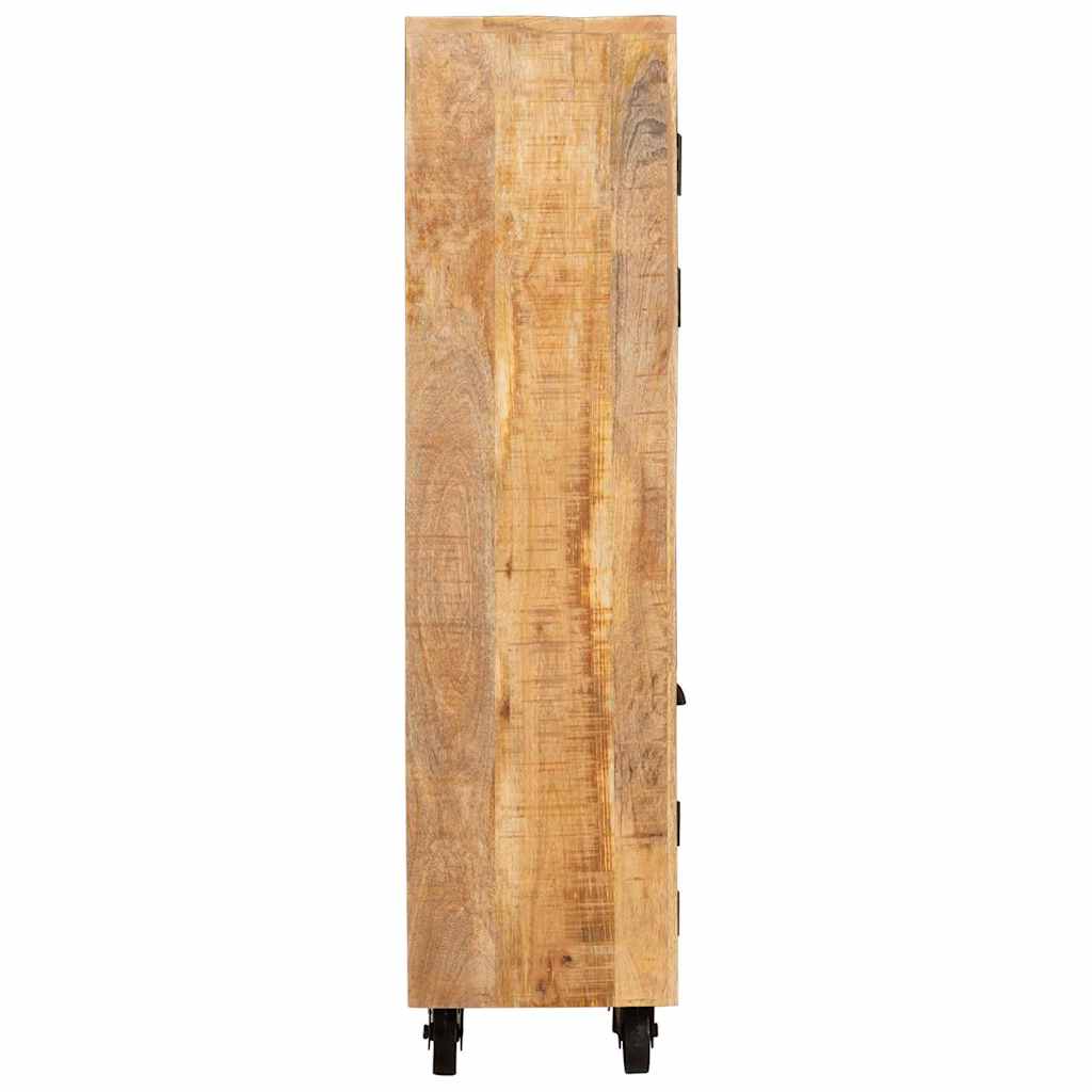 Haut Armoire Marron 40 x 30 x 120,5 cm bois de manguier massif
