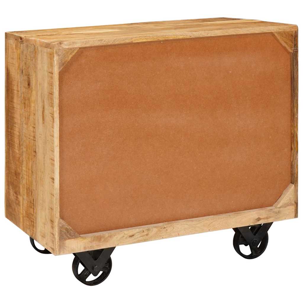 Meuble d'appoint Marron 70 x 38 x 63 cm bois de manguier massif