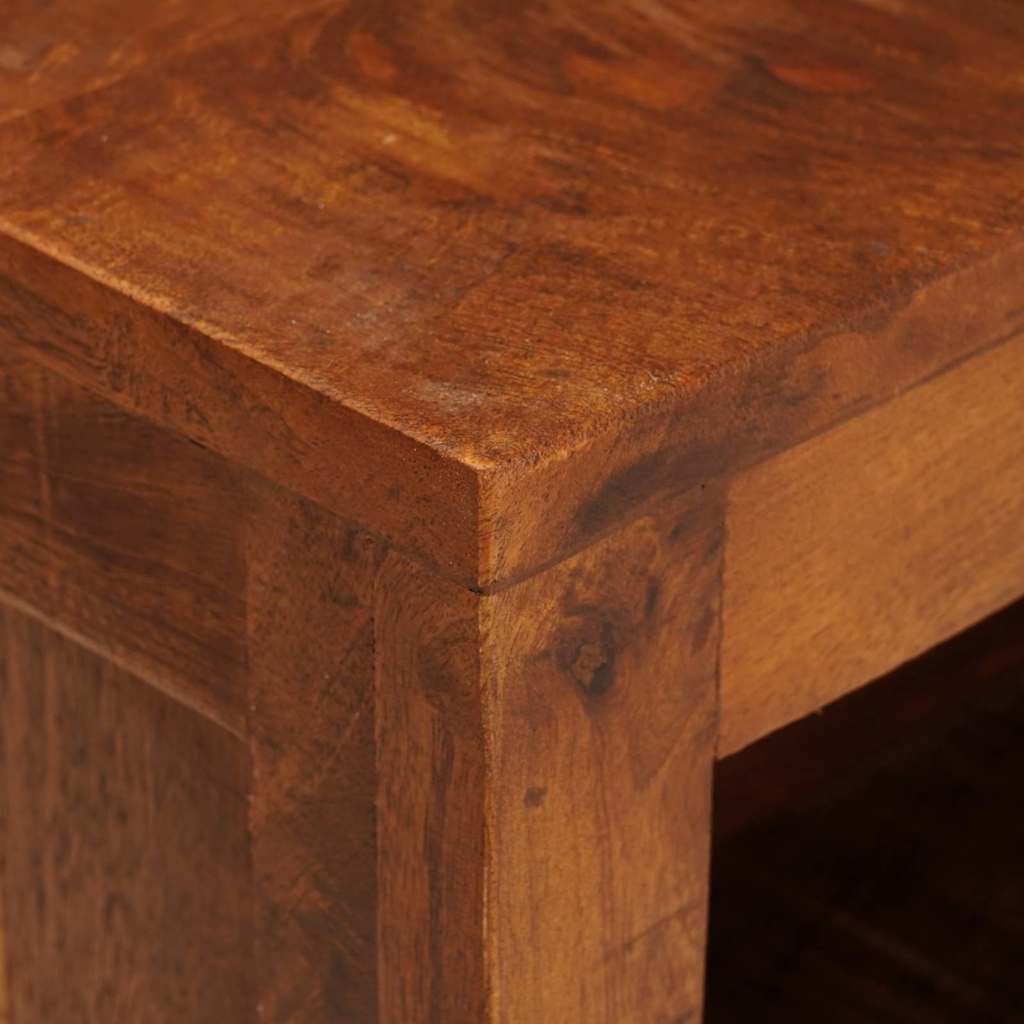 Meuble TV Marron 110 x 30 x 40 cm bois de manguier massif XIOS