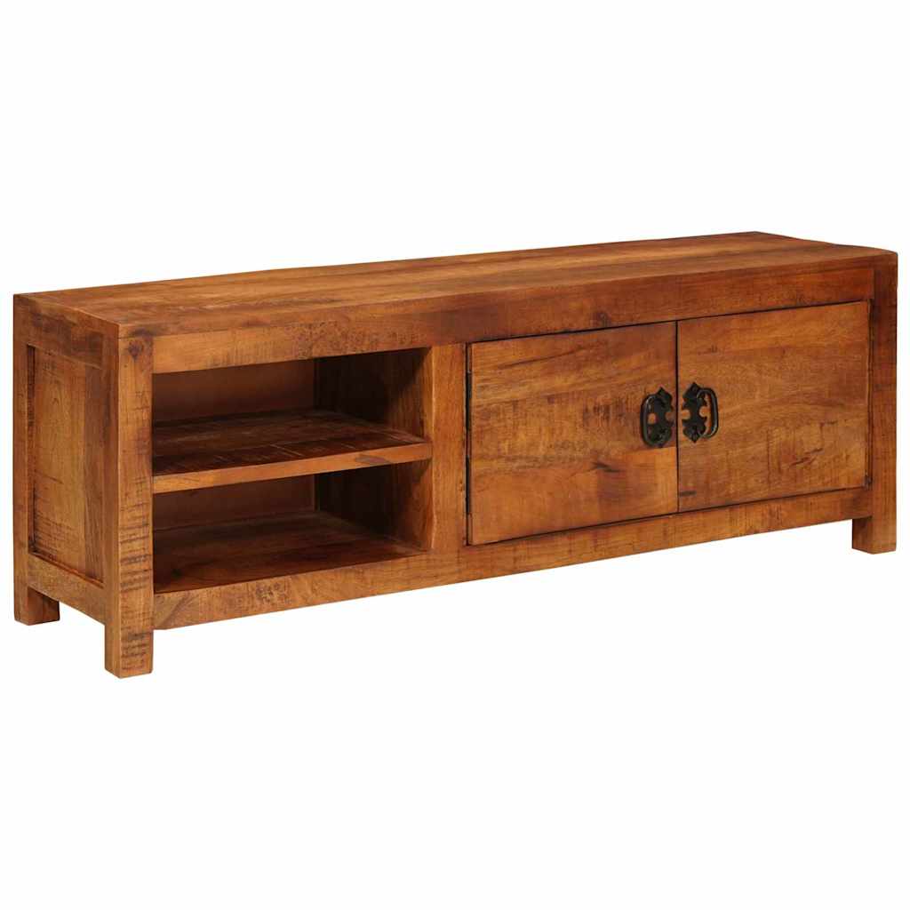 Meuble TV Marron 110 x 30 x 40 cm bois de manguier massif XIOS