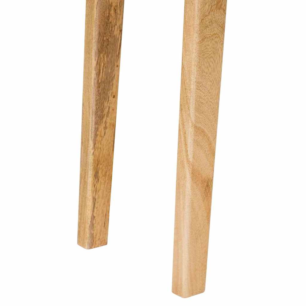 Table à dîner Naturel 100 x 35 x 75 cm Bois de mangue massif - XIOS