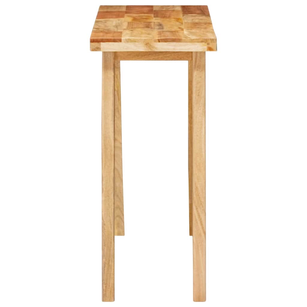 Table à dîner Naturel 100 x 35 x 75 cm Bois de mangue massif - XIOS