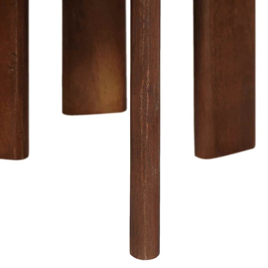 Tables basses gigognes 3 pcs Marron foncé Bois de mangue massif - XIOS
