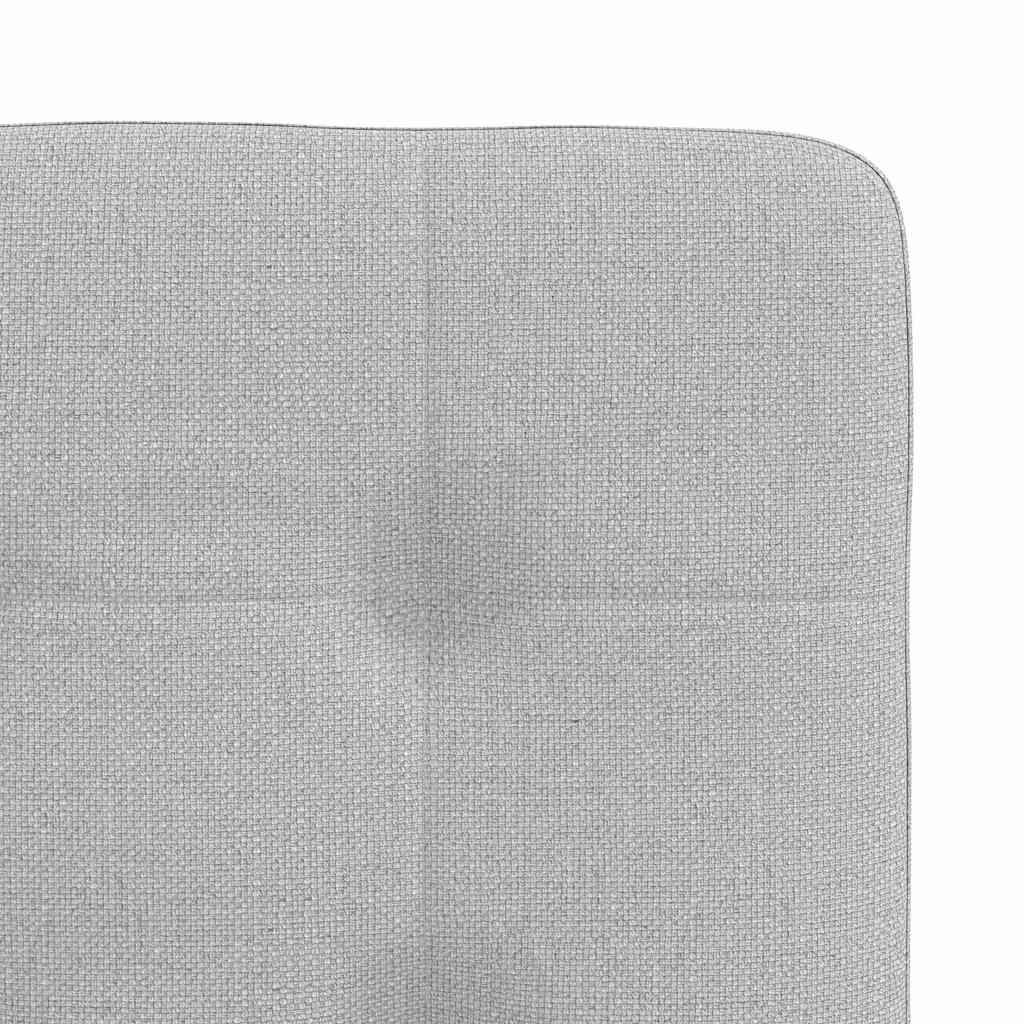 Chaises à manger lot de 2 gris nuage tissu - XIOS