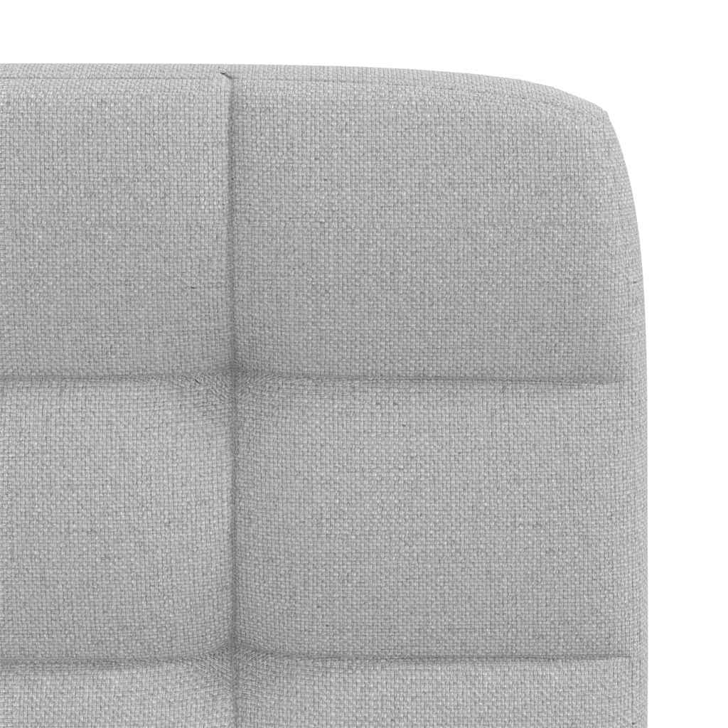 Chaises à manger lot de 2 gris nuage tissu - XIOS