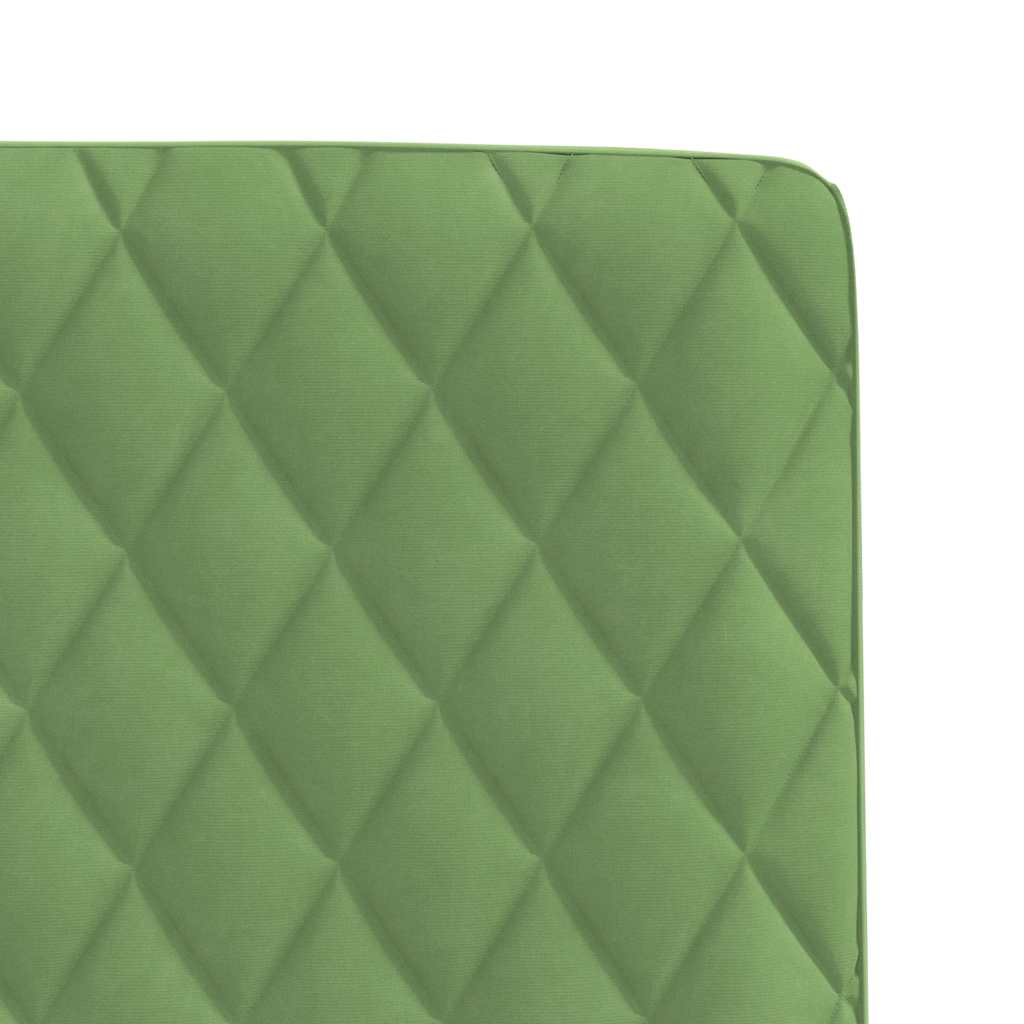 Chaises à manger lot de 2 Vert clair Velours Chaises de cuisine vidaXL