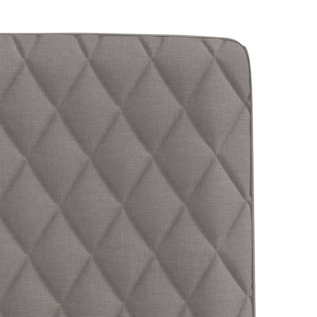 Chaises à manger lot de 2 taupe tissu - XIOS