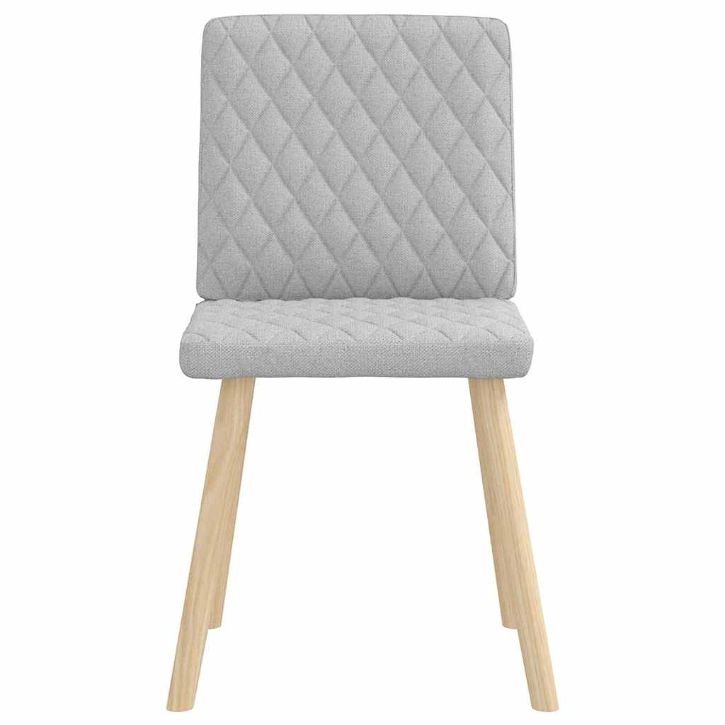 Chaises à manger lot de 2 gris nuage tissu - XIOS