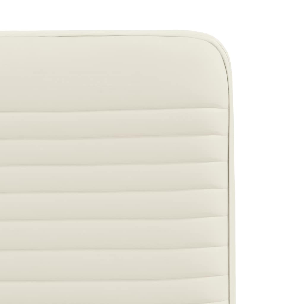 Chaises à manger lot de 2 Crème Velours - XIOS