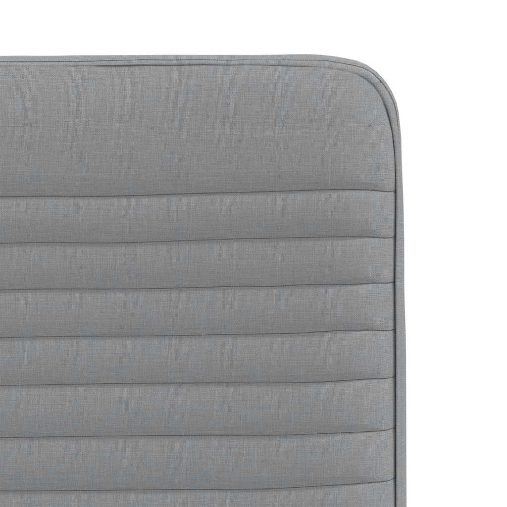 Chaises à manger lot de 2 gris clair tissu - XIOS