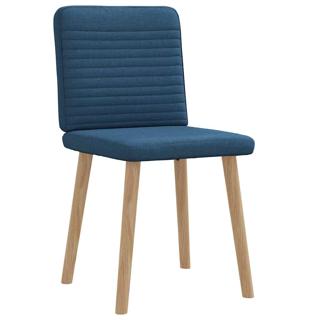 Chaises à manger lot de 2 bleu tissu - XIOS