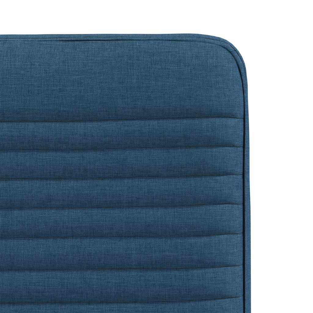 Chaises à manger lot de 2 bleu tissu - XIOS