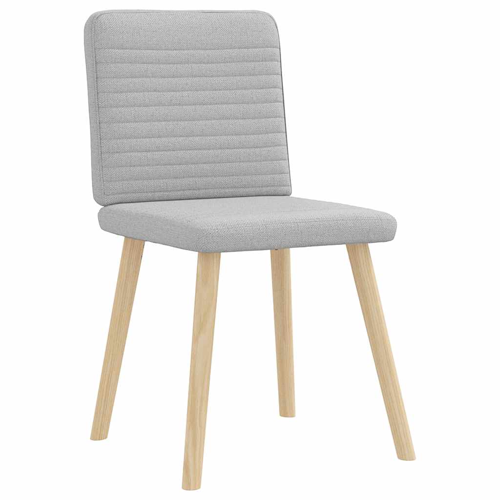 Chaises à manger lot de 2 gris nuage tissu - XIOS