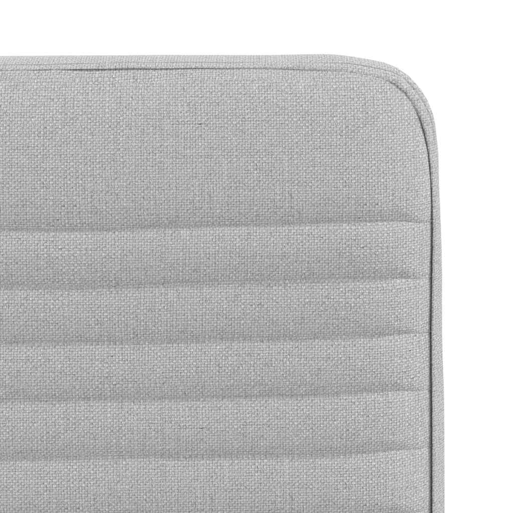 Chaises à manger lot de 2 gris nuage tissu - XIOS