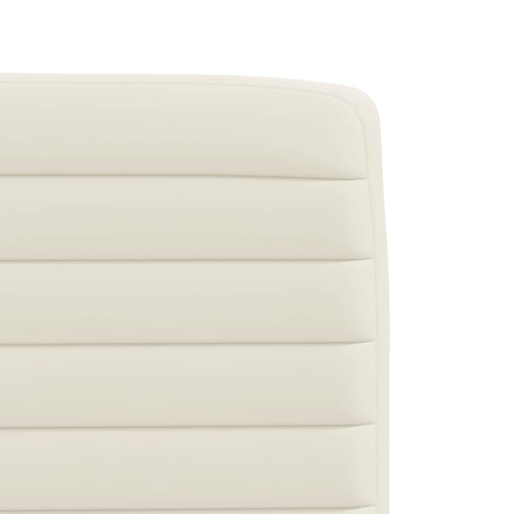 Chaises à manger lot de 2 Crème Velours - XIOS