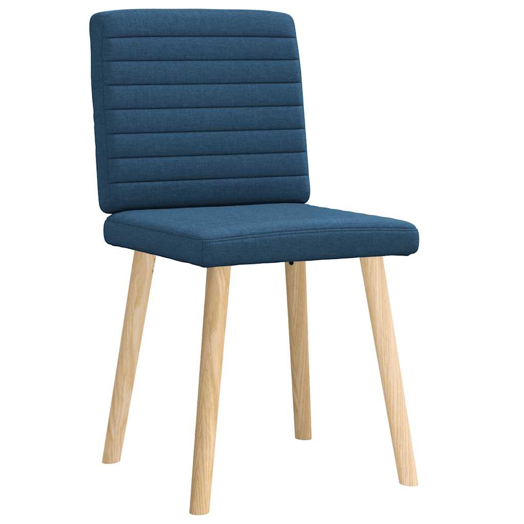 Chaises à manger lot de 2 bleu tissu - XIOS