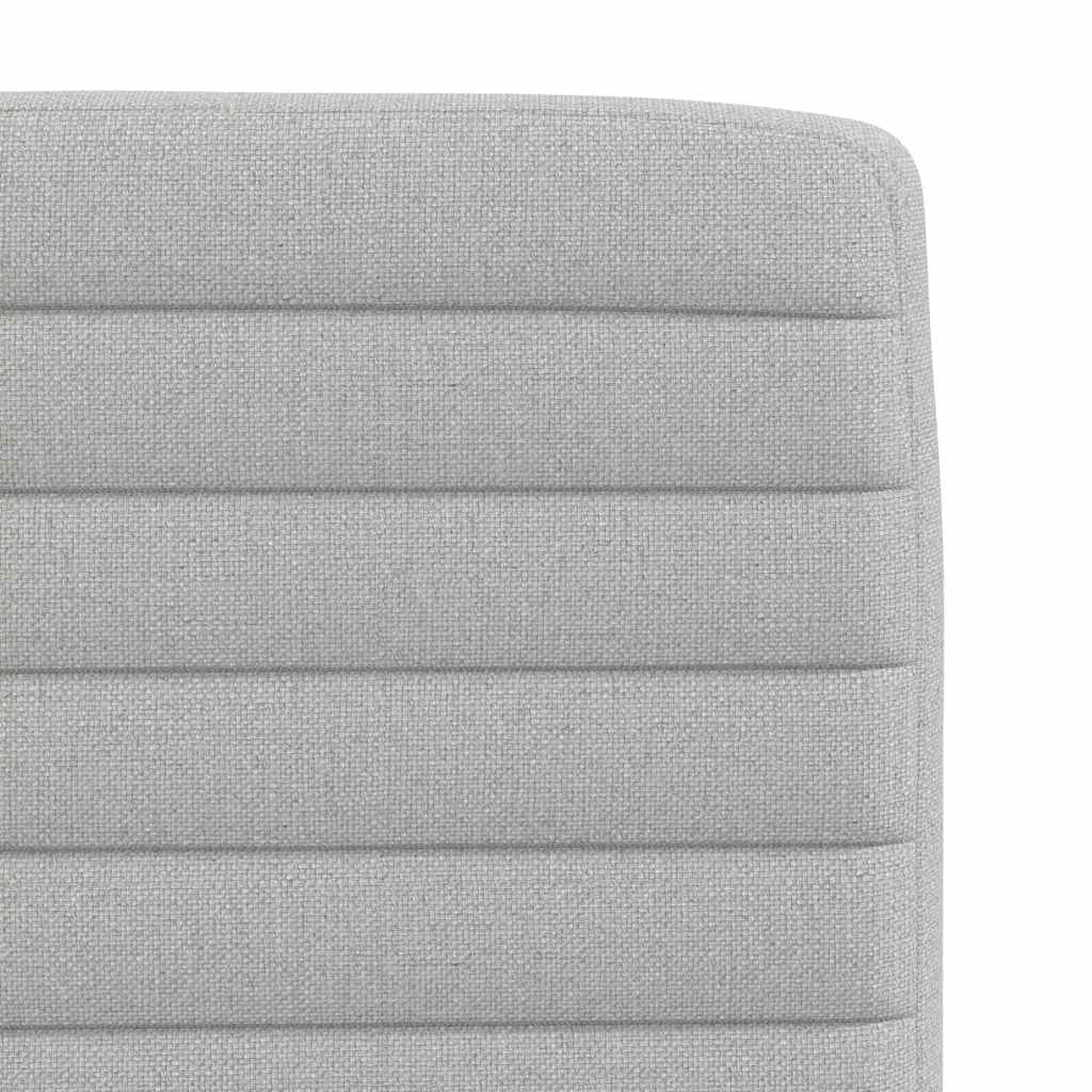 Chaises à manger lot de 2 gris nuage tissu - XIOS