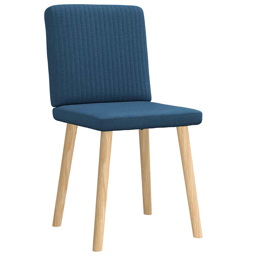 Chaises à manger lot de 2 bleu tissu - XIOS