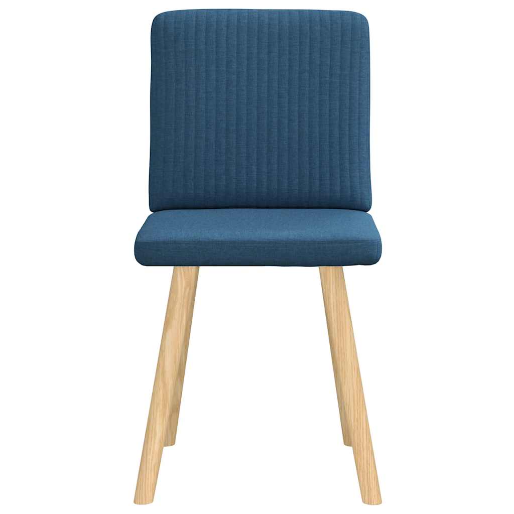 Chaises à manger lot de 2 bleu tissu - XIOS