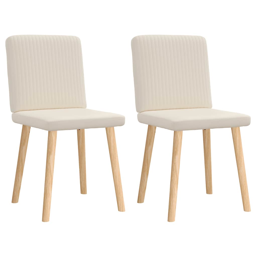 Chaises à manger lot de 2 Lin