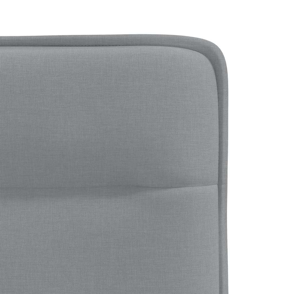 Chaises à manger lot de 2 gris clair tissu - XIOS