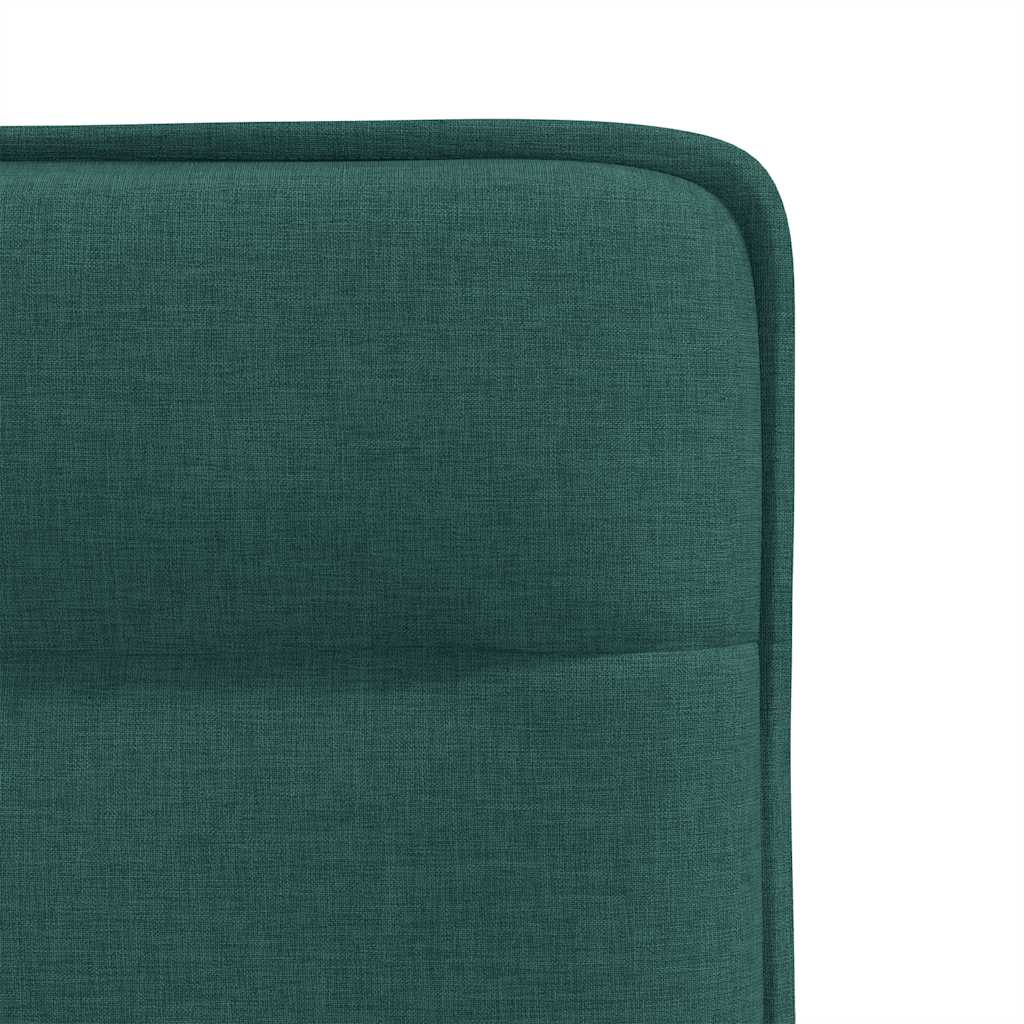 Chaises à manger lot de 2 vert foncé tissu - XIOS