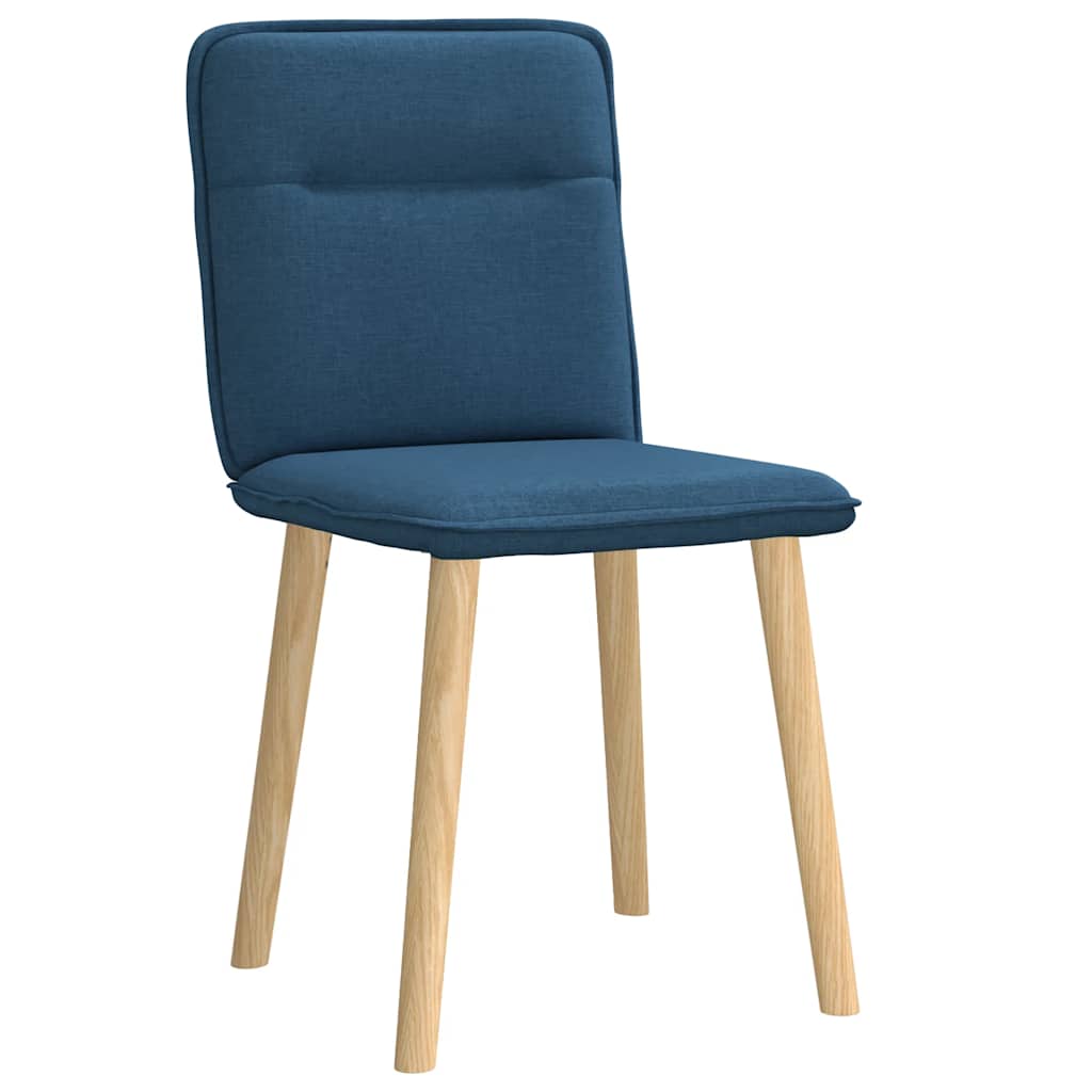 Chaises à manger lot de 2 bleu tissu - XIOS