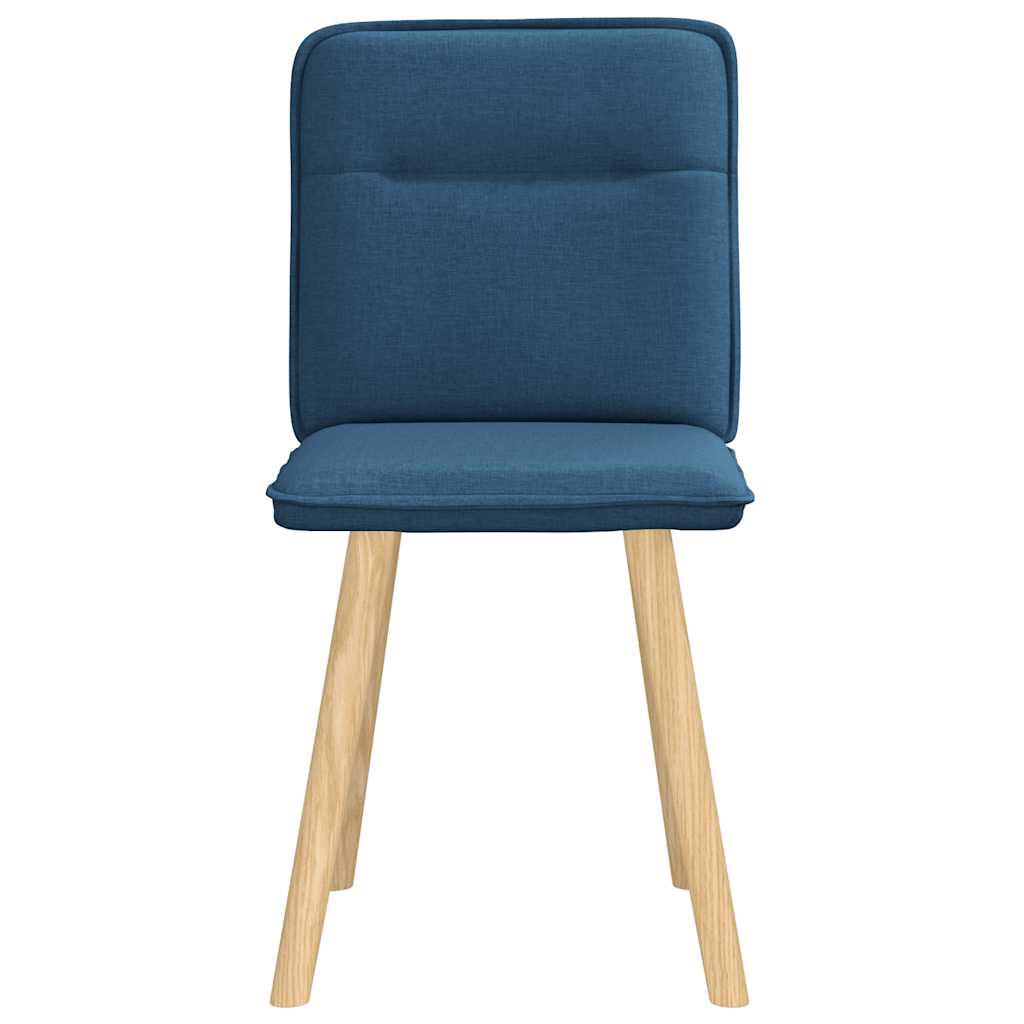 Chaises à manger lot de 2 bleu tissu - XIOS
