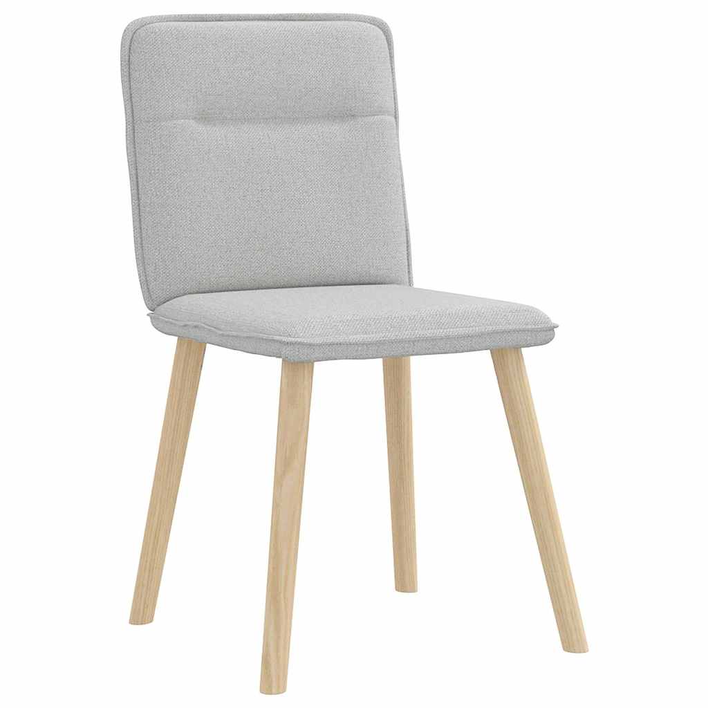 Chaises à manger lot de 2 gris nuage tissu - XIOS
