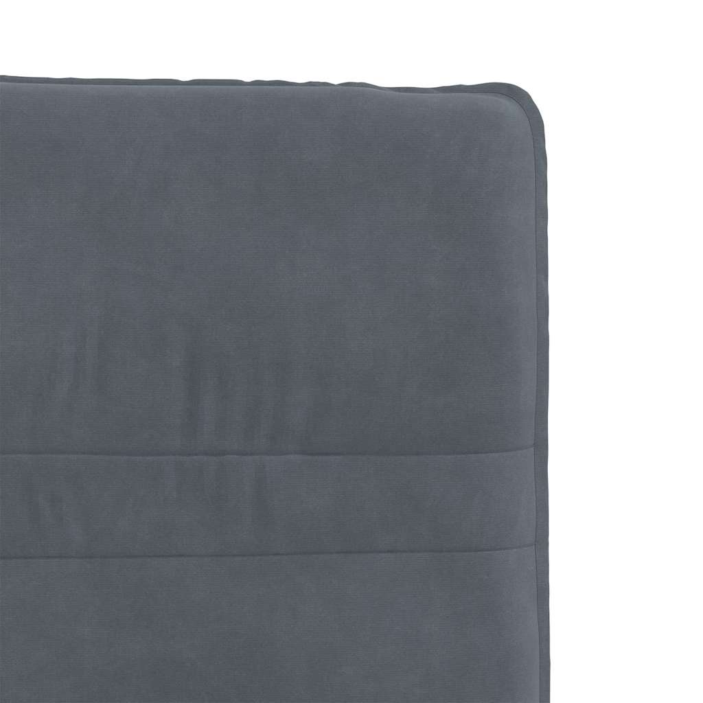 Chaises à manger lot de 2 Gris foncé Velours - XIOS