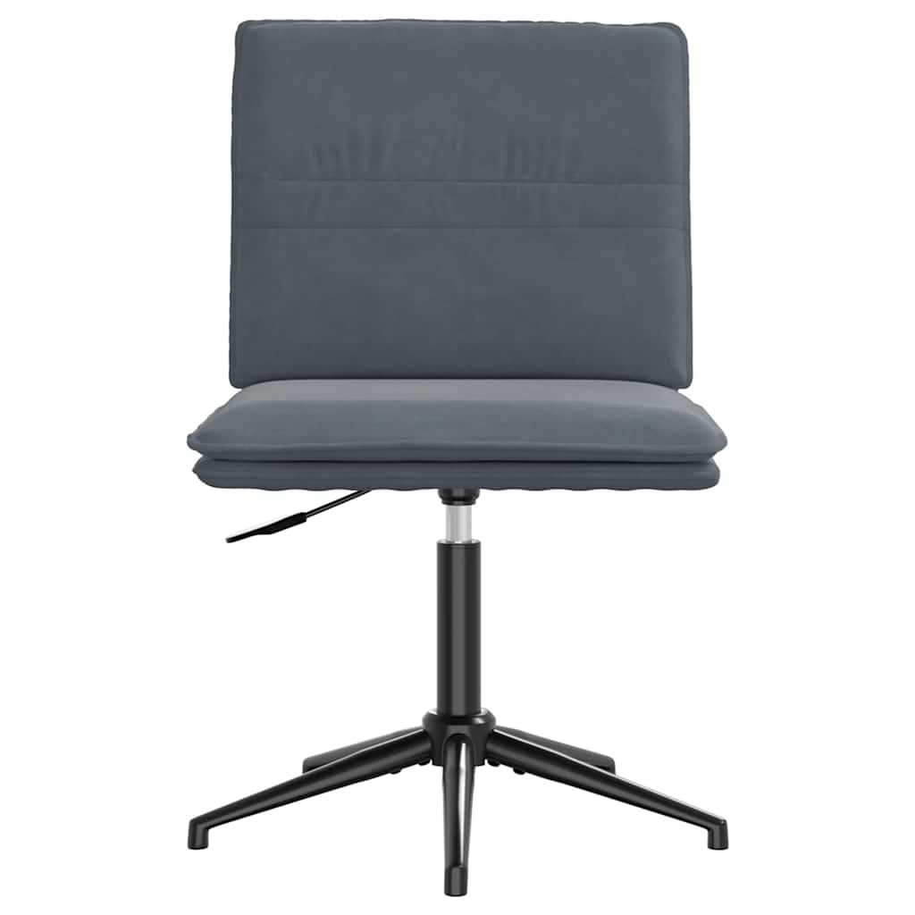 Chaise à manger Gris foncé Velours - XIOS