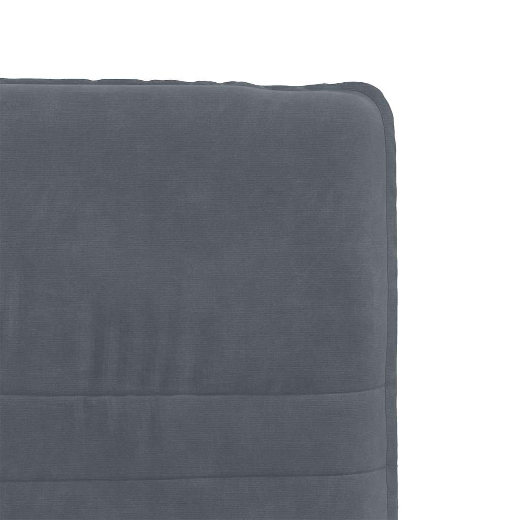 Chaise à manger Gris foncé Velours - XIOS